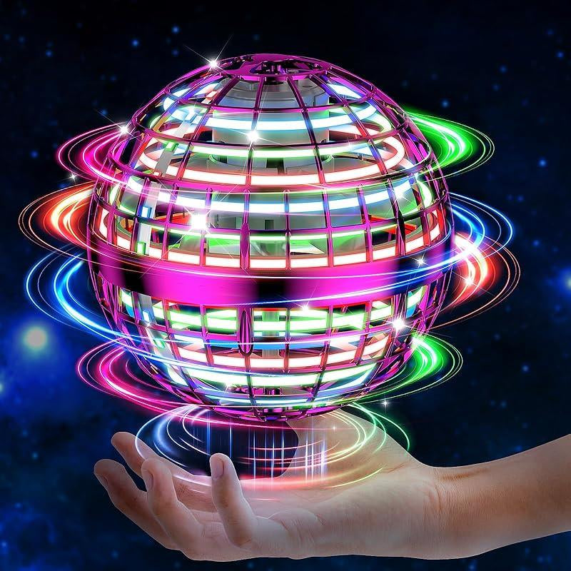 Galaxy Anti-Gravity Boomerang Ball – LED Hover Orb Fly Spinner Toy for Kids, Teens & Adults, Indoor/Outdoor Fun Gift Ages 6+