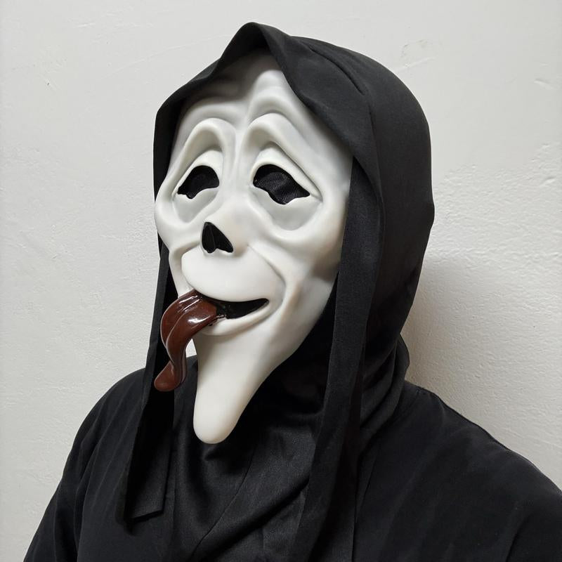 Scary Ghost Mask – Halloween Costume Headgear & Party Prop for Pranks, Roleplay & Events