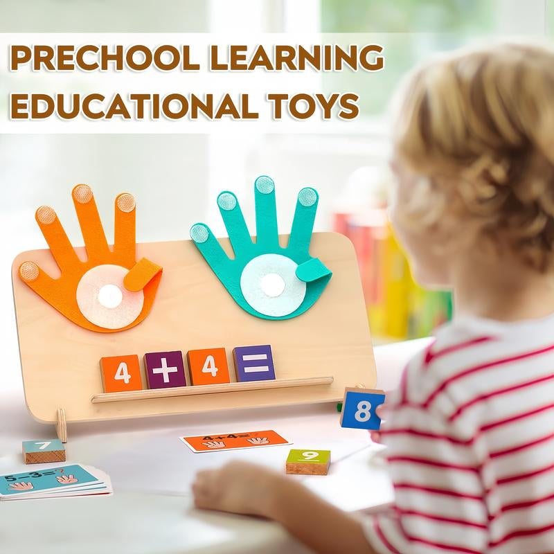 Montessori Math Toys for Toddlers 2–5 – Wooden Counting Blocks & Number Learning Set for Preschool & Early Education