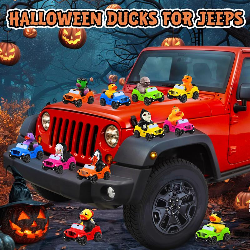 24 Pack Halloween Rubber Ducks with Bag – Party Favors, Bath Toys & Goodie Bag Fillers for Kids, Girls & Boys