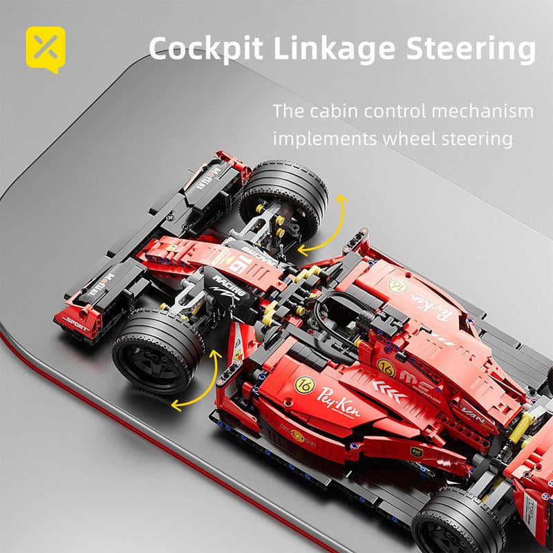 1:10 Racing Car Model Building Blocks Toy – Assembly Kit & Gift Idea for Kids and Adults