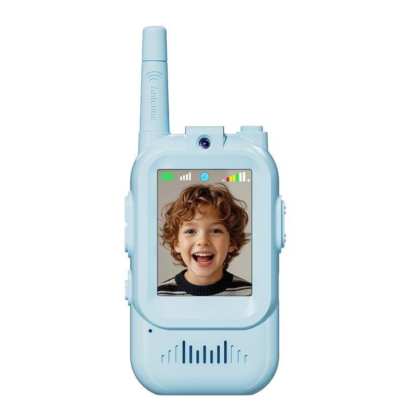 Aontess Kids Video Walkie Talkies – 2 Pack Long Range Toys with Camera, No Internet Needed, Gift for Boys & Girls Ages 3–12