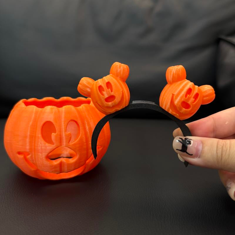 Labubu Doll Outfit β 3D Printed Halloween Pumpkin Costume for Collectible Figures