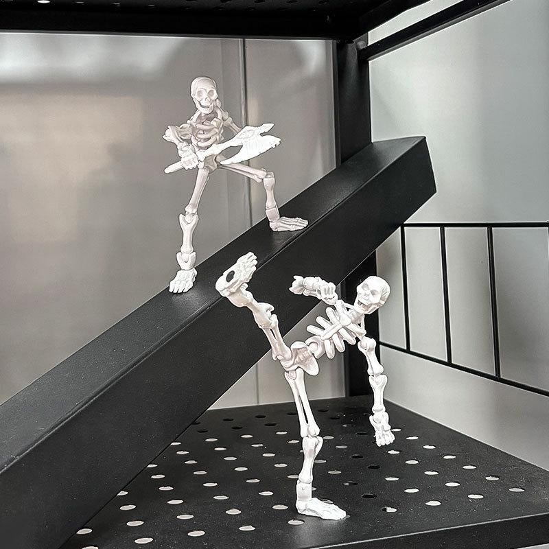 Dummy13 Magnetic Skeleton Action Figure – Articulated Poseable Doll with DIY Graffiti Kit, Educational Model for Teens & Adults