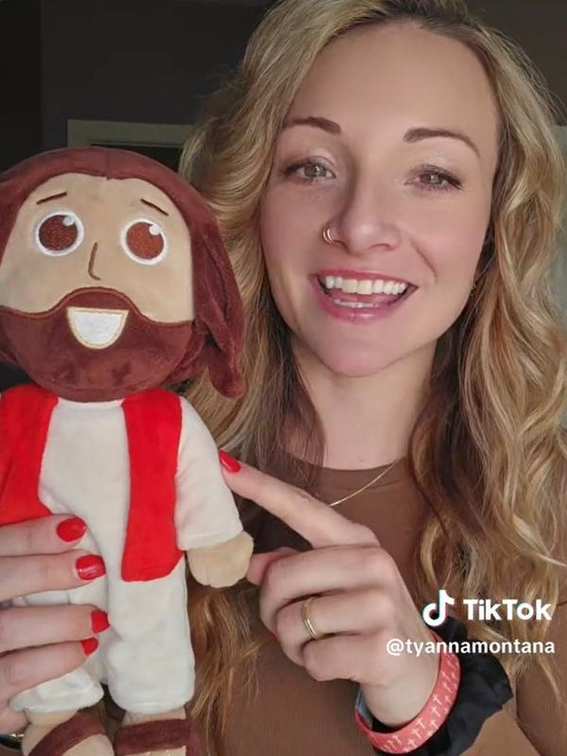 The Talking Jesus Doll – 12" Plush Toy with 10 Bible Phrases, Christian Gift for Kids