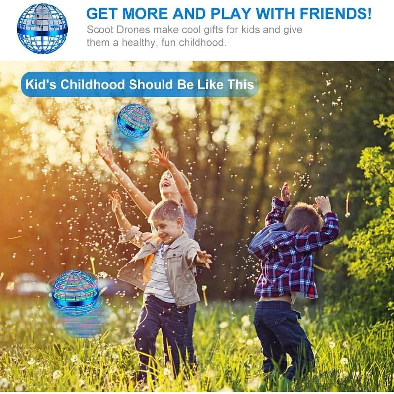 Galaxy Anti-Gravity Boomerang Ball – LED Hover Orb Fly Spinner Toy for Kids, Teens & Adults, Indoor/Outdoor Fun Gift Ages 6+