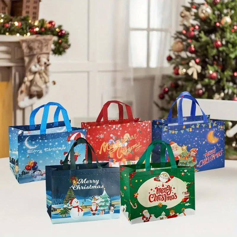 Large Reusable Christmas Gift Bags β Durable Holiday Tote Bags for Presents & Party Favors