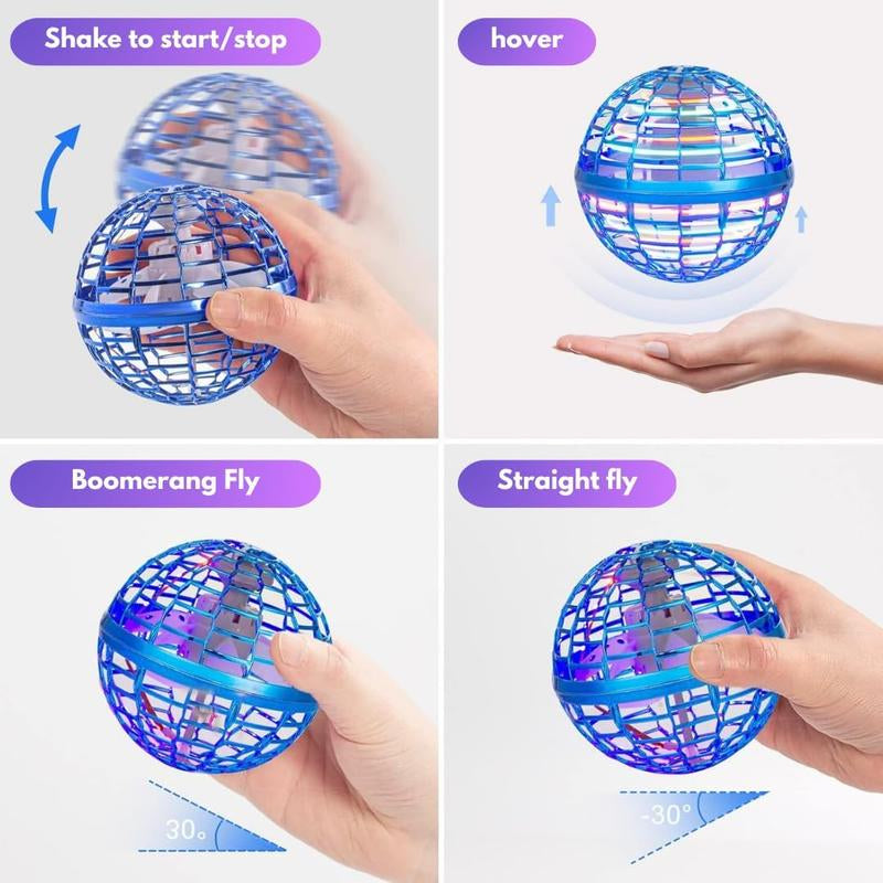 2025 Cosmic Fly Ball – Hand-Controlled Mini Drone with Hover & Boomerang Spin, Outdoor Globe Toy for Kids & Adults, Cool Gift for Ages 6+