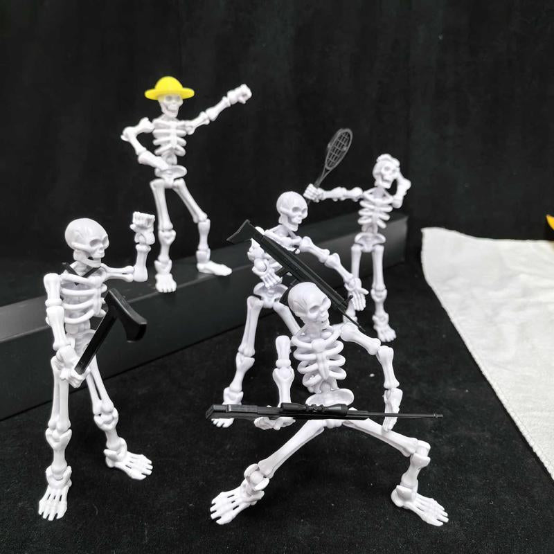 Dummy13 Magnetic Skeleton Action Figure – Articulated Poseable Doll with DIY Graffiti Kit, Educational Model for Teens & Adults