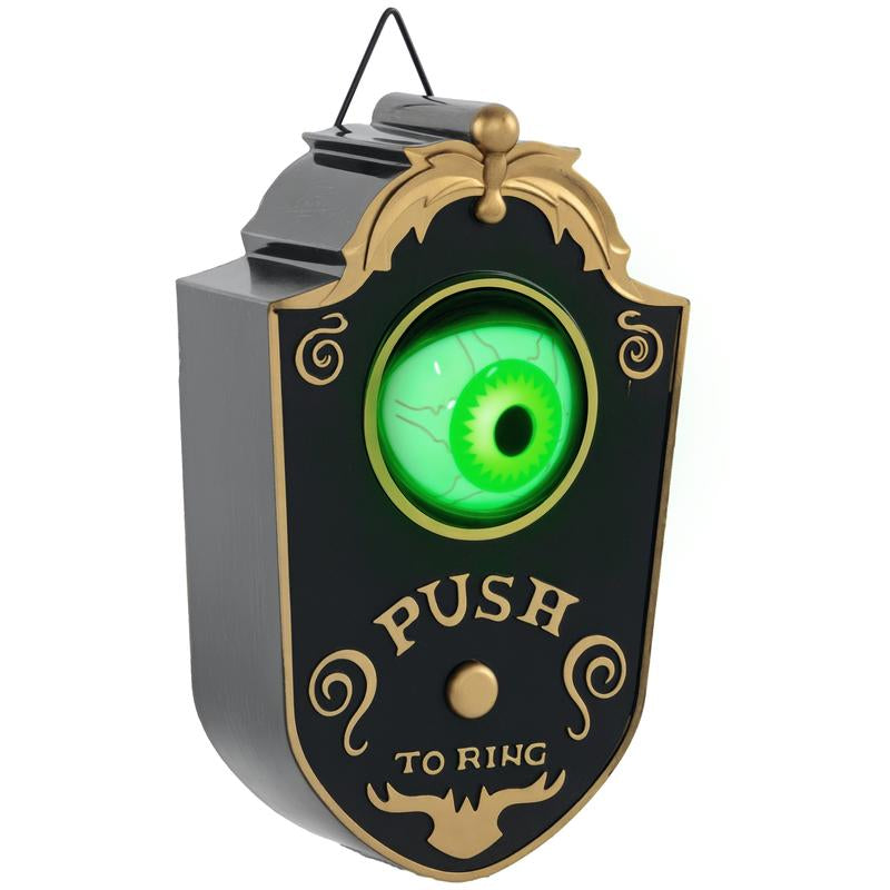 Life-Size Halloween Animatronic Decoration – Ghost, Clown or Witch Prop with Light-Up Eyes, Spooky Sounds & Motion Activation