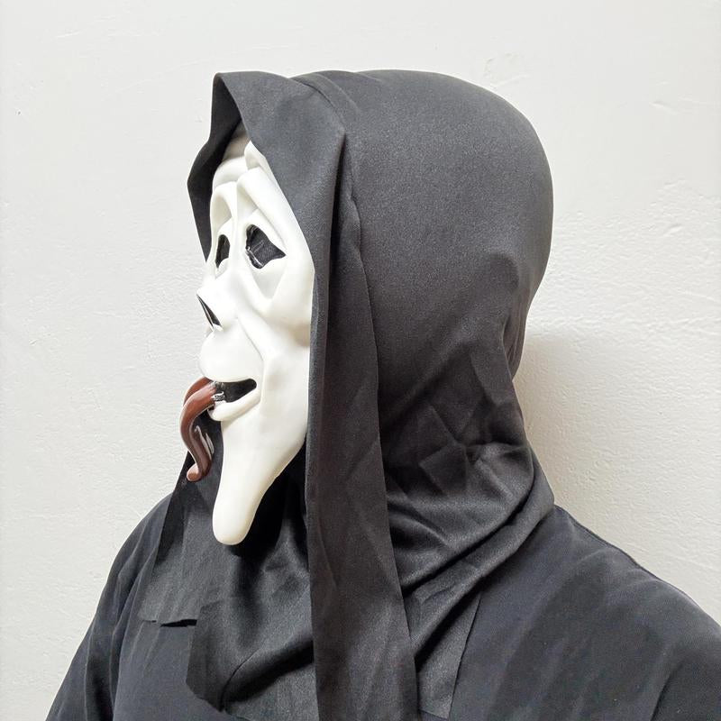 Scary Ghost Mask – Halloween Costume Headgear & Party Prop for Pranks, Roleplay & Events
