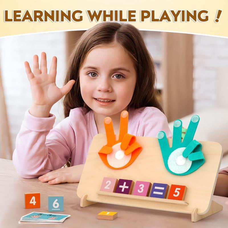 Montessori Math Toys for Toddlers 2–5 – Wooden Counting Blocks & Number Learning Set for Preschool & Early Education
