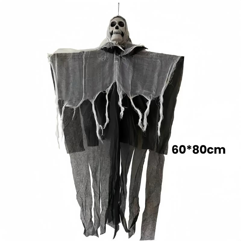 Halloween Hanging Skeleton Ghost – Spooky Indoor & Outdoor Decoration for Yard, Home & Party