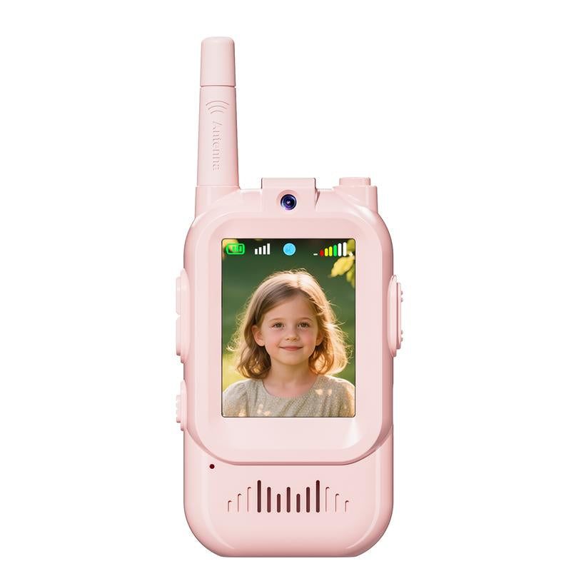 Aontess Kids Video Walkie Talkies – 2 Pack Long Range Toys with Camera, No Internet Needed, Gift for Boys & Girls Ages 3–12
