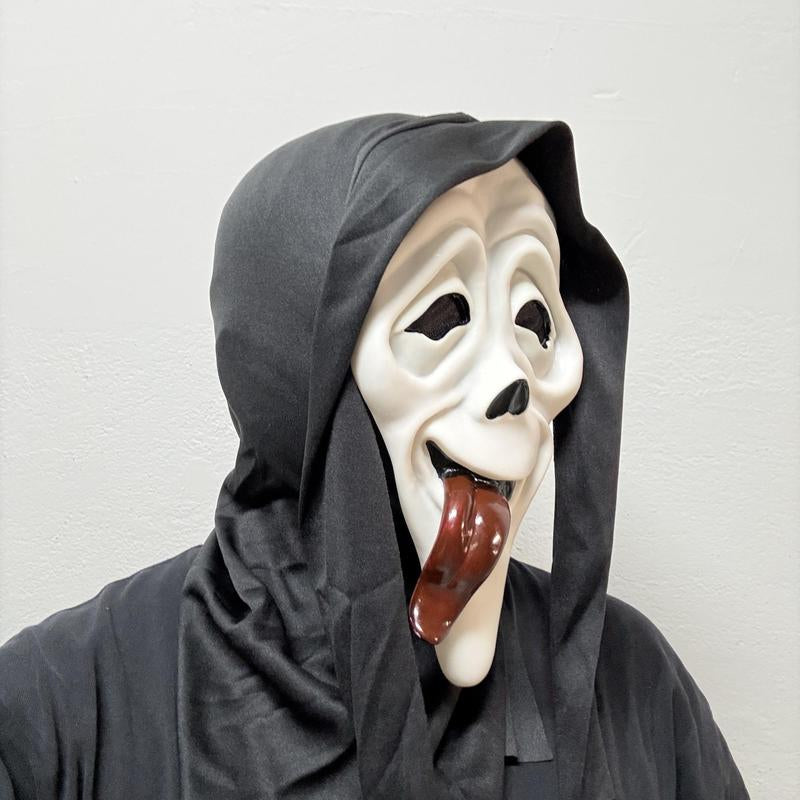 Scary Ghost Mask – Halloween Costume Headgear & Party Prop for Pranks, Roleplay & Events
