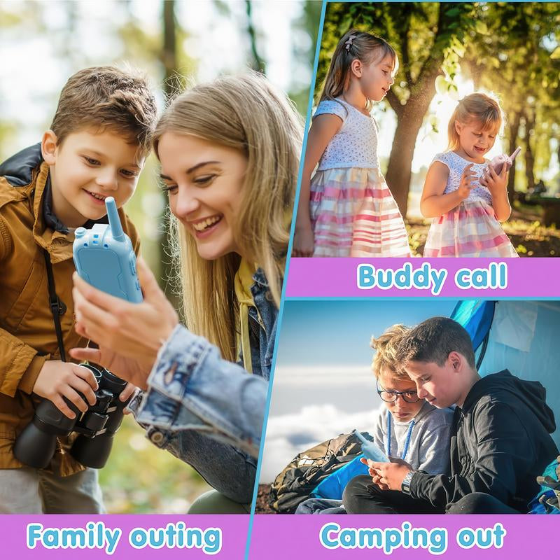 Aontess Kids Video Walkie Talkies – 2 Pack Long Range Toys with Camera, No Internet Needed, Gift for Boys & Girls Ages 3–12