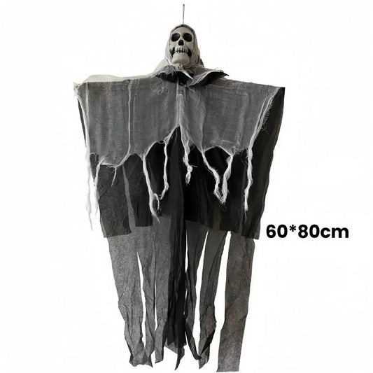 Halloween Hanging Skeleton Ghost – Spooky Indoor & Outdoor Decoration for Yard, Home & Party