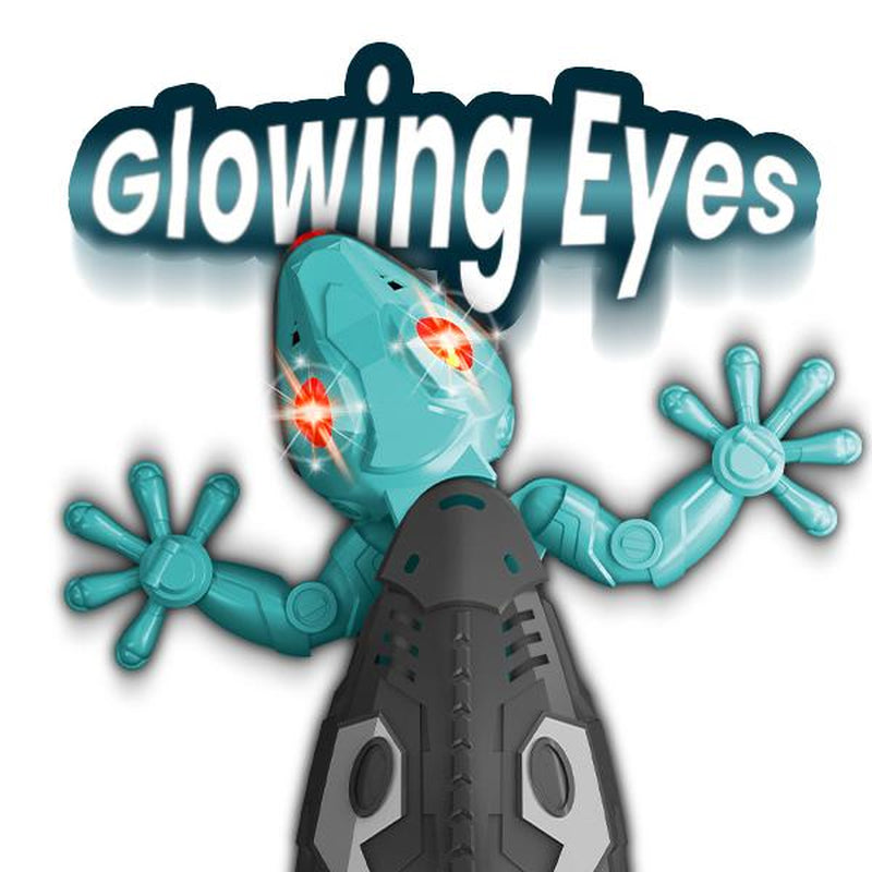 Winktoys Wall Crawler Gecko – Remote Control Electric Lizard Toy with LED Eyes & 360° Spin, Fun Indoor Animal Gift for Kids