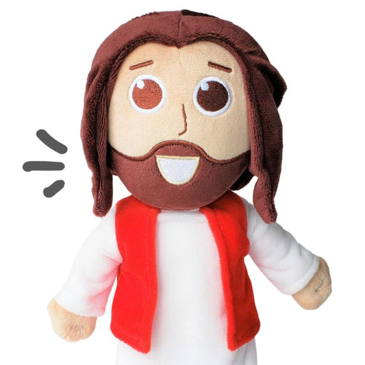 The Talking Jesus Doll – 12" Plush Toy with 10 Bible Phrases, Christian Gift for Kids