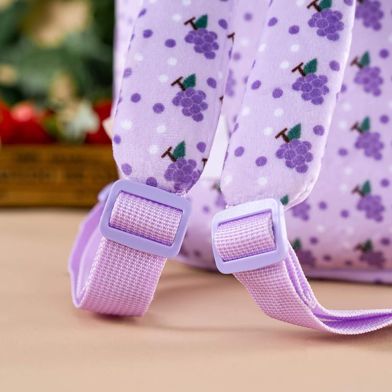 Gloveleya Plush Baby Doll with Pocket – 9" Soft Purple Doll, Birthday Gift for Girls Ages 2–6