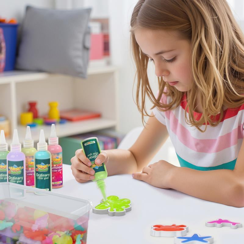 TIMETOME Magic Water Elf Toy Kit – Aqua Fairy Gel Set with 20 Magic Gels & 10 Molds, Fun Easter Craft & Birthday Gift for Kids