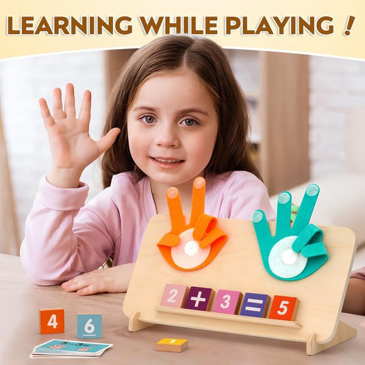 Montessori Math Toys for Toddlers 2–5 – Wooden Counting Blocks & Number Learning Set for Preschool & Early Education