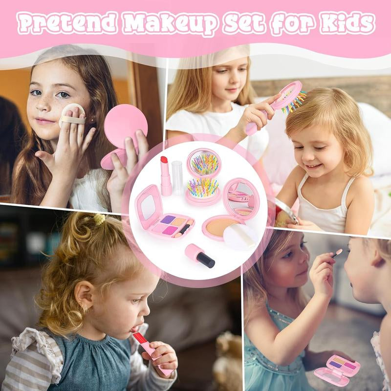 Toddler Play Purse for Girls – 35PCS Princess Pretend Play Set with Handbag, Camera, Phone & Accessories, Gift for Ages 3–6+